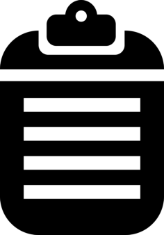 Clipboard With Textdocument Contour Svg Vector, Free Vectors File